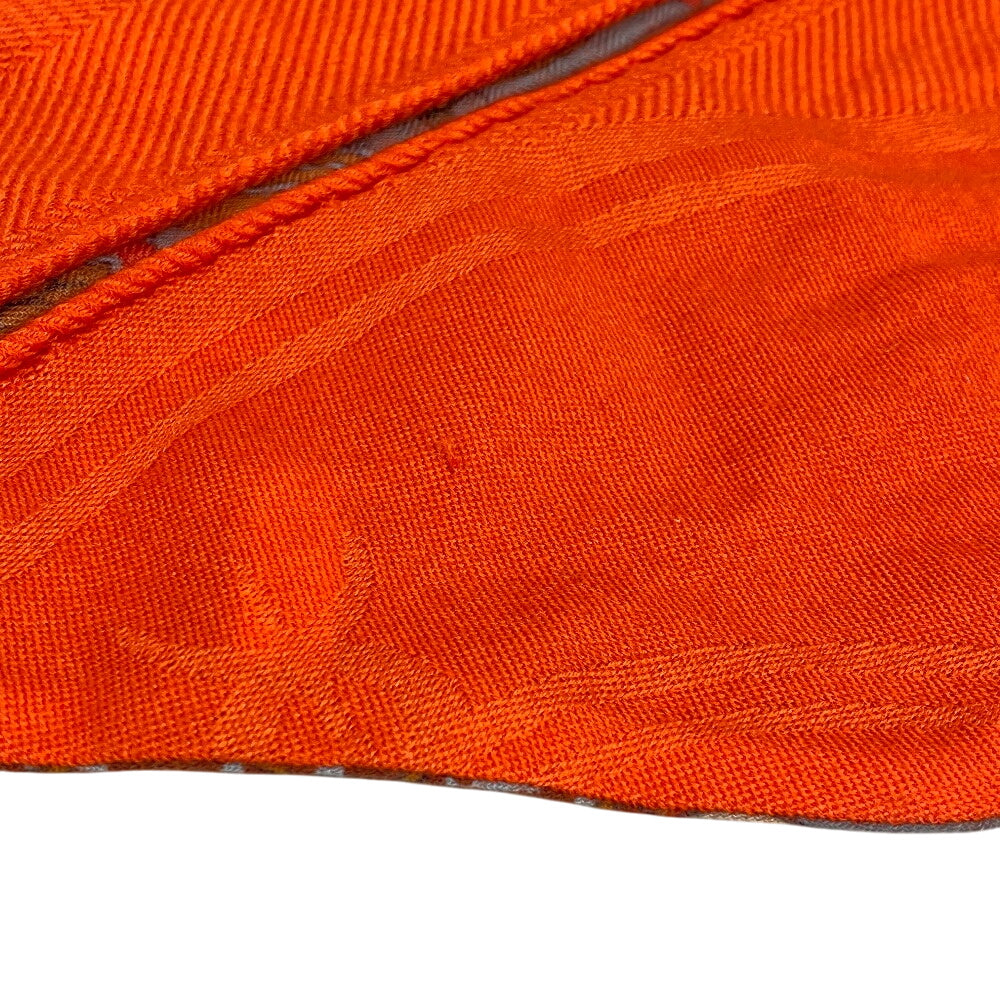 HERMES Other accessories Cashmere, Silk multicolor hood fur Petit Ash Women Used Authentic