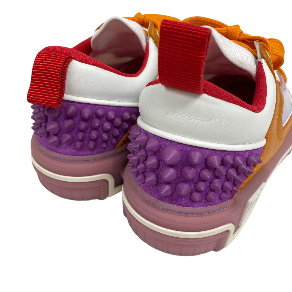 Christian Louboutin sneakers leather multicolor mesh Women 36 1/2 Used Authentic