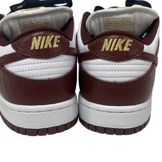 Supreme sneakers DH3228-103 leather white Gold Stars Supreme �~ Nike SB Dunk Low OG QS mens 26 Used Authentic