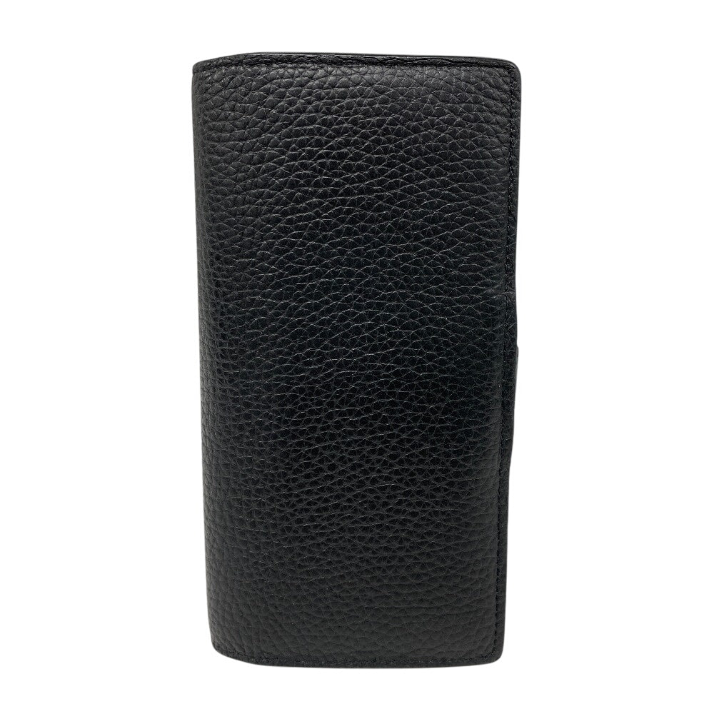 LOUIS VUITTON Long Wallet Purse M81330 Taurillon Clemence black Wallet LV Vertical Capusine mens Used Authentic