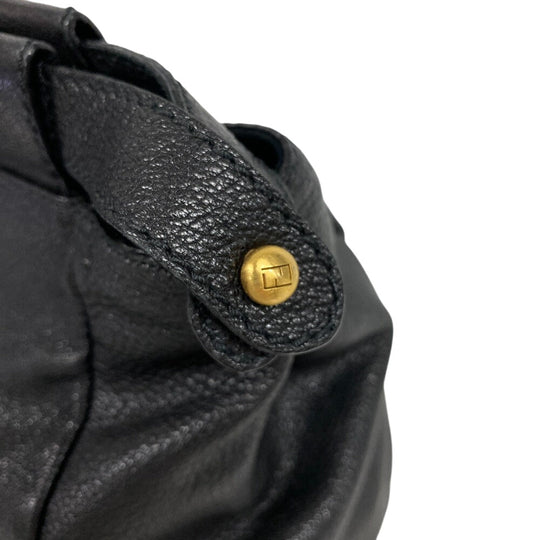 FENDI Handbag 8BN210 leather black Peekaboo Large Women Used Authentic