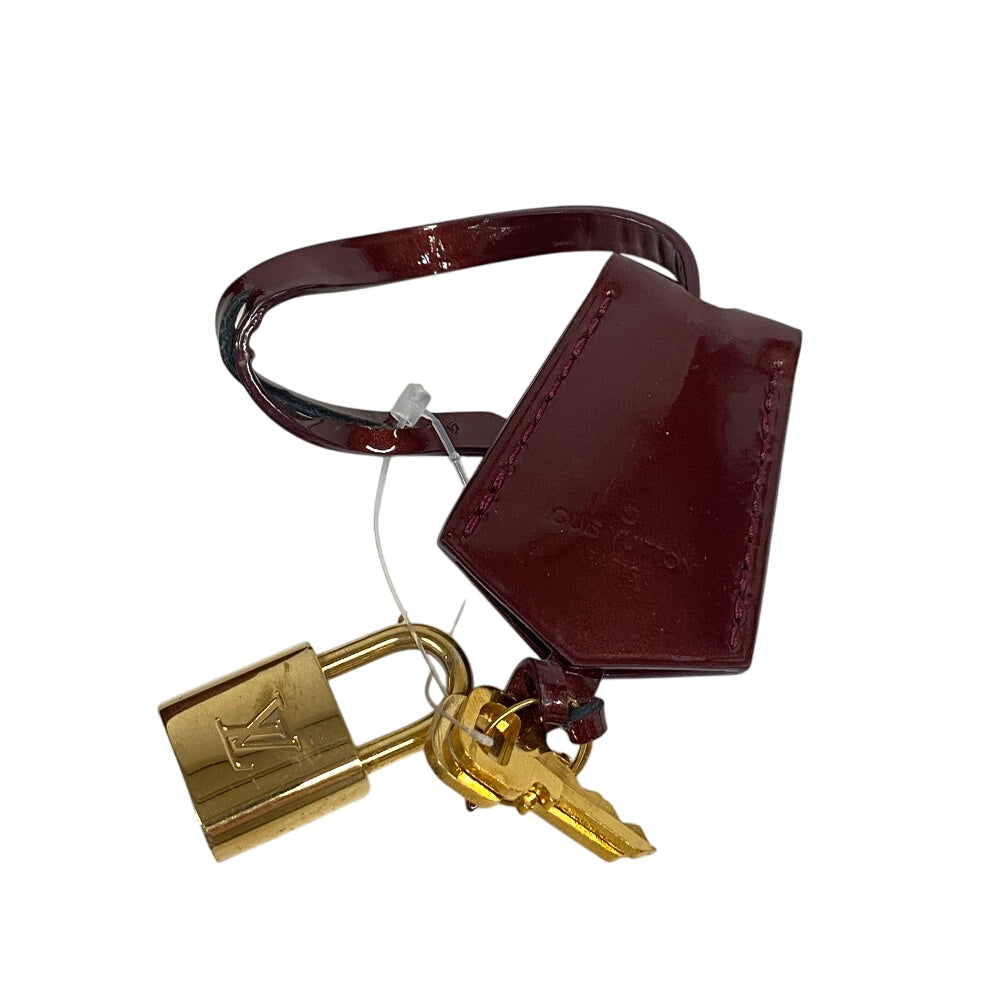 LOUIS VUITTON Handbag M91691 Vernis wine-red Monogram Vernis Alma PM Women Used Authentic