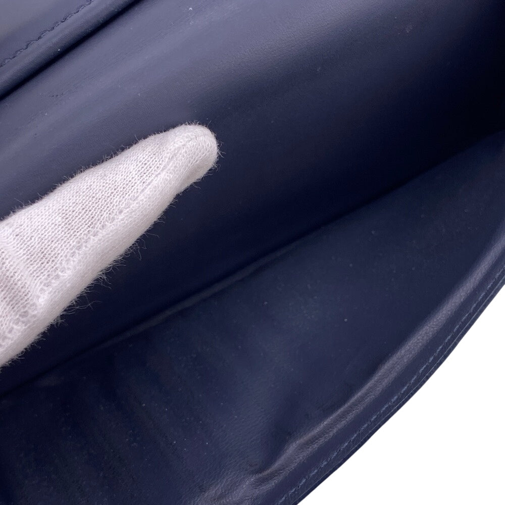 LOUIS VUITTON Long Wallet Purse M80423 leather Navy Zippy wallet Monogram Vertical mens Used Authentic