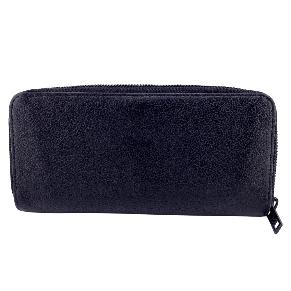 LOUIS VUITTON Long Wallet Purse M81743 leather Noir LV Aerogram Zippy wallet  Vertical mens Used Authentic