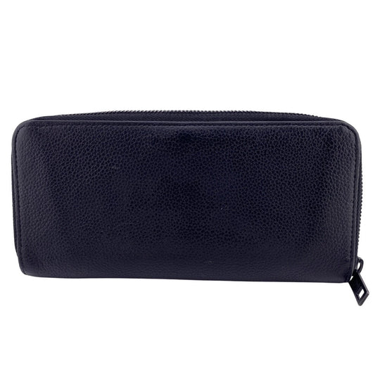 LOUIS VUITTON Long Wallet Purse M81743 leather Noir LV Aerogram Zippy wallet  Vertical mens Used Authentic
