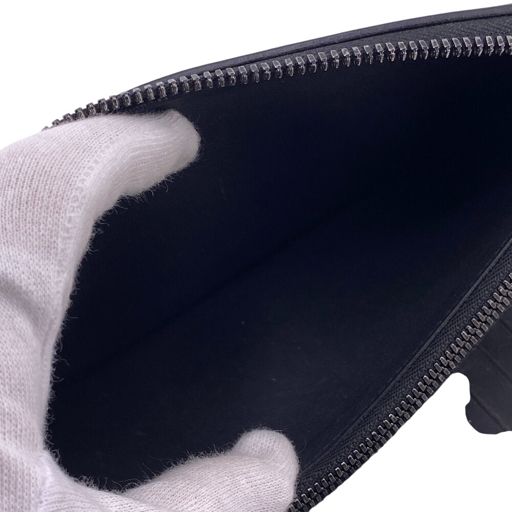 LOUIS VUITTON Long Wallet Purse M81743 leather Noir LV Aerogram Zippy wallet  Vertical mens Used Authentic