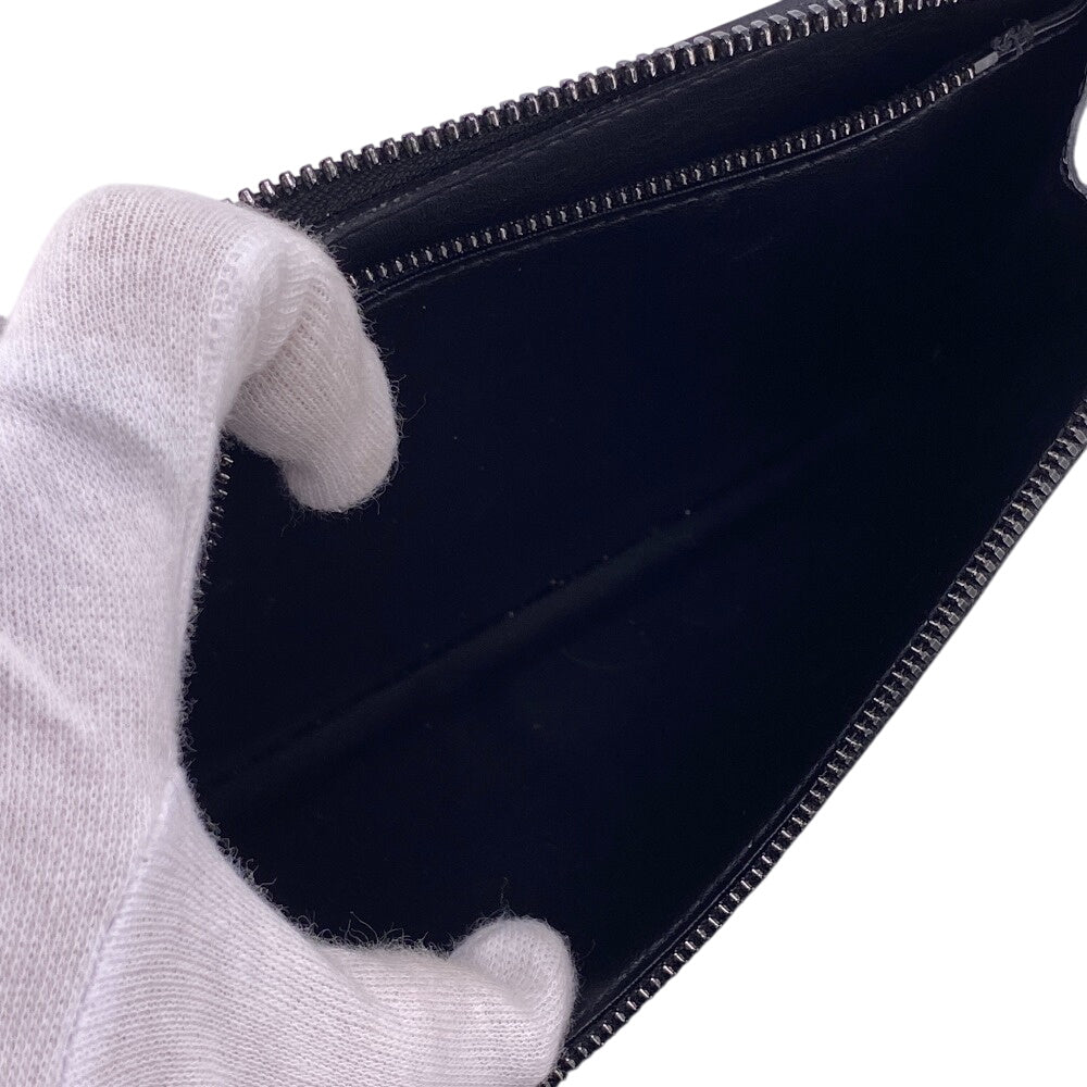 LOUIS VUITTON Long Wallet Purse M81743 leather Noir LV Aerogram Zippy wallet  Vertical mens Used Authentic