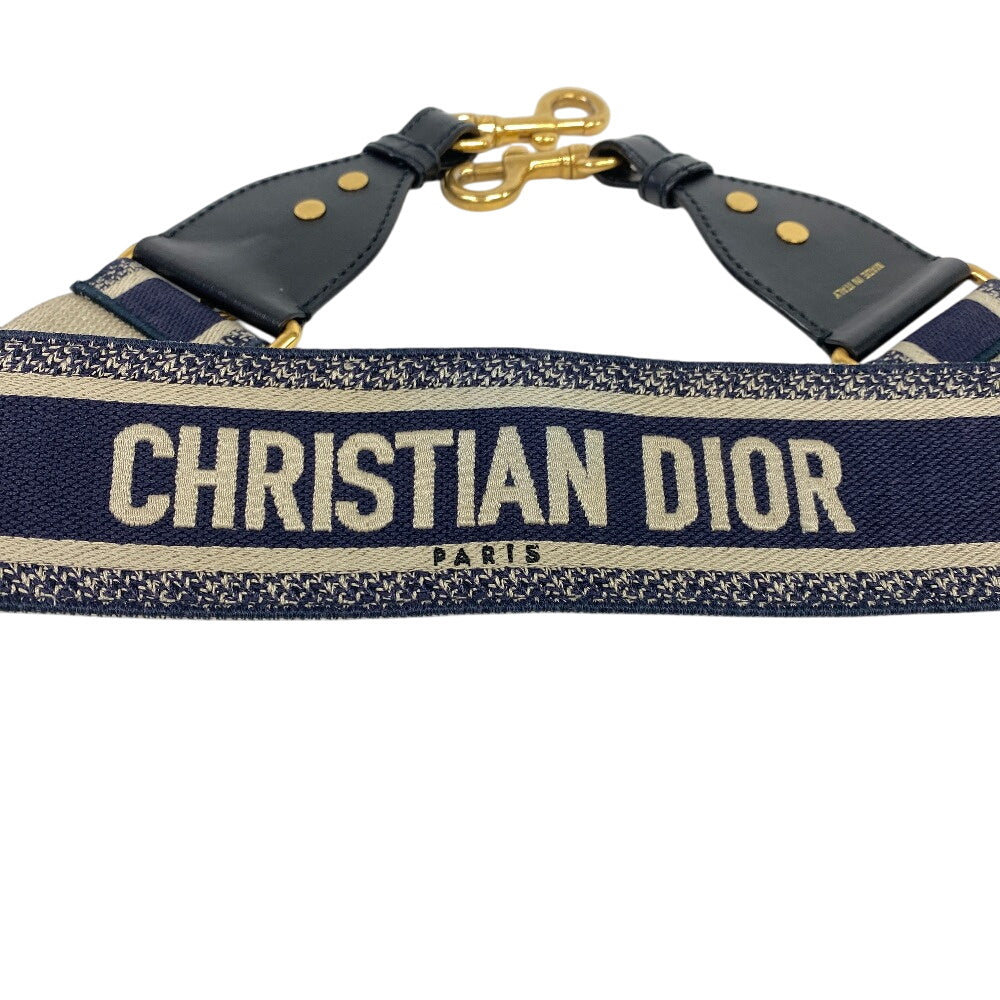 Christian Dior Shoulder strap canvas Navy