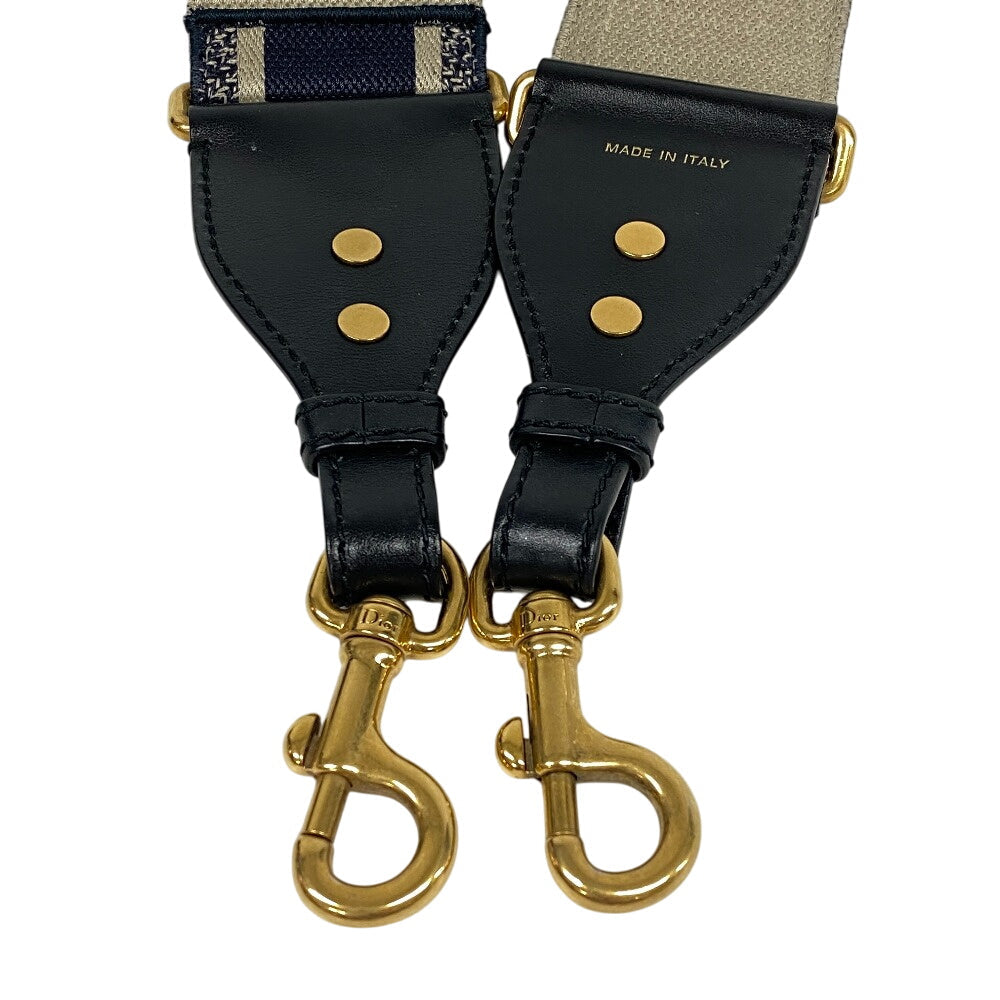Christian Dior Shoulder strap canvas Navy