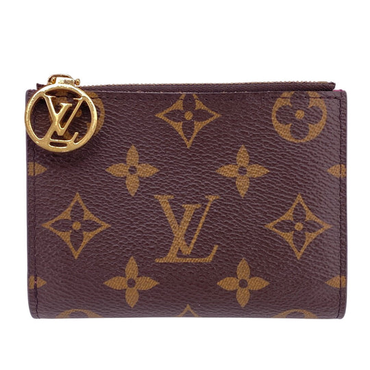 LOUIS VUITTON Bifold Wallet M82383 leather Brown Monogram Lisa