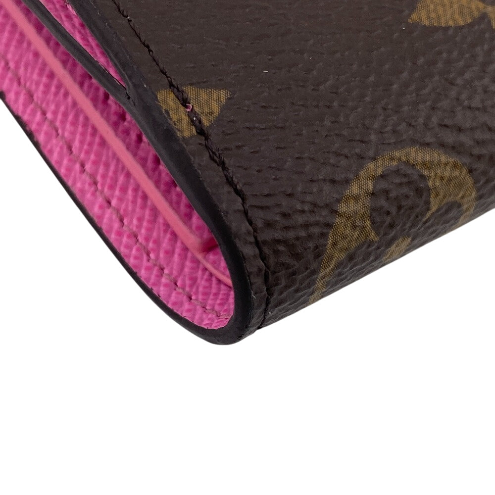 LOUIS VUITTON Bifold Wallet M82383 leather Brown Monogram Lisa