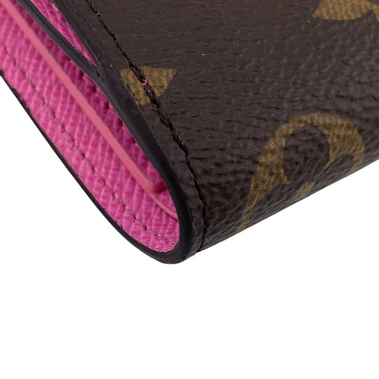 LOUIS VUITTON Bifold Wallet M82383 leather Brown Monogram Lisa