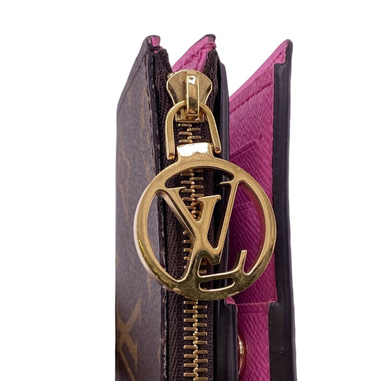 LOUIS VUITTON Bifold Wallet M82383 leather Brown Monogram Lisa