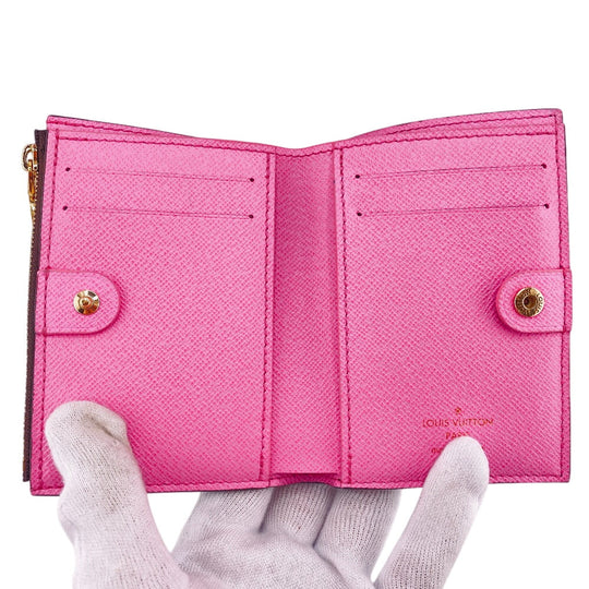 LOUIS VUITTON Bifold Wallet M82383 leather Brown Monogram Lisa