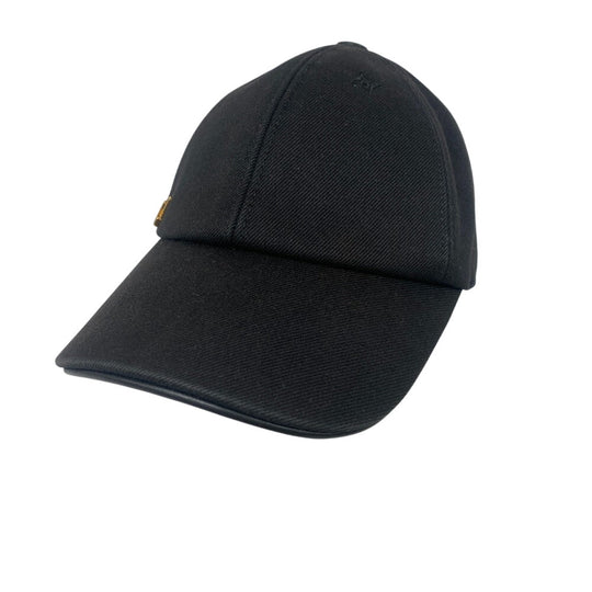 LOUIS VUITTON cap M7050M canvas black Cap LV Iconic(Unisex) Used Authentic