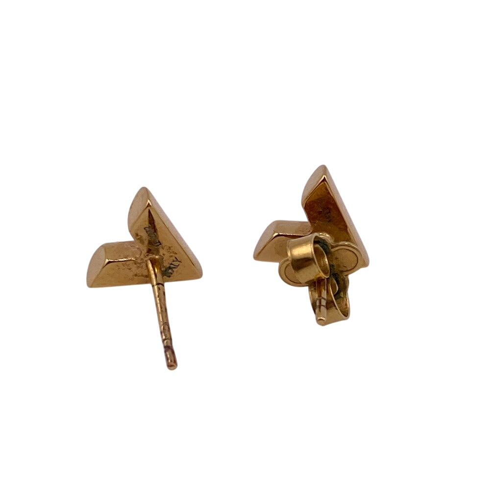 LOUIS VUITTON Pierce M68153 Gold Plated gold Essential V Women(Unisex) Used Authentic