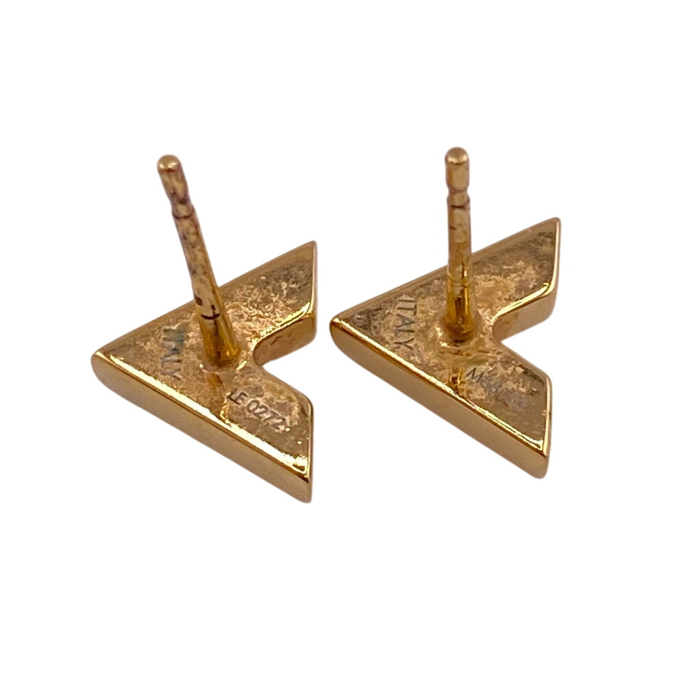 LOUIS VUITTON Pierce M68153 Gold Plated gold Essential V Women(Unisex) Used Authentic