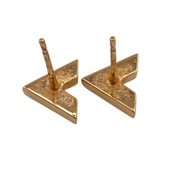 LOUIS VUITTON Pierce M68153 Gold Plated gold Essential V Women(Unisex) Used Authentic