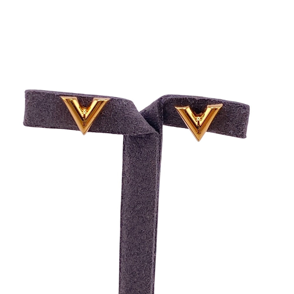 LOUIS VUITTON Pierce M68153 Gold Plated gold Essential V Women(Unisex) Used Authentic