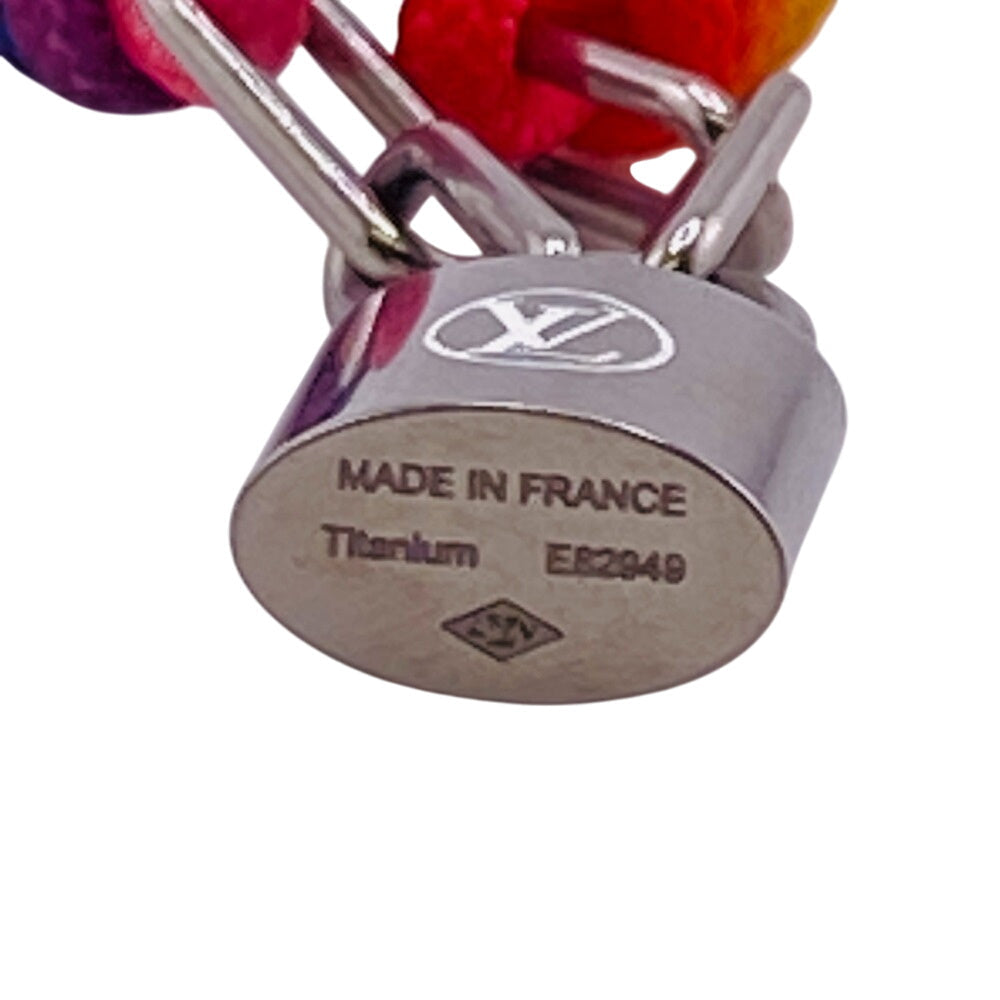 LOUIS VUITTON bracelet Q05269 Polyester, Titanium Rainbow Lockit Virgil Abloh Women(Unisex) Used Authentic