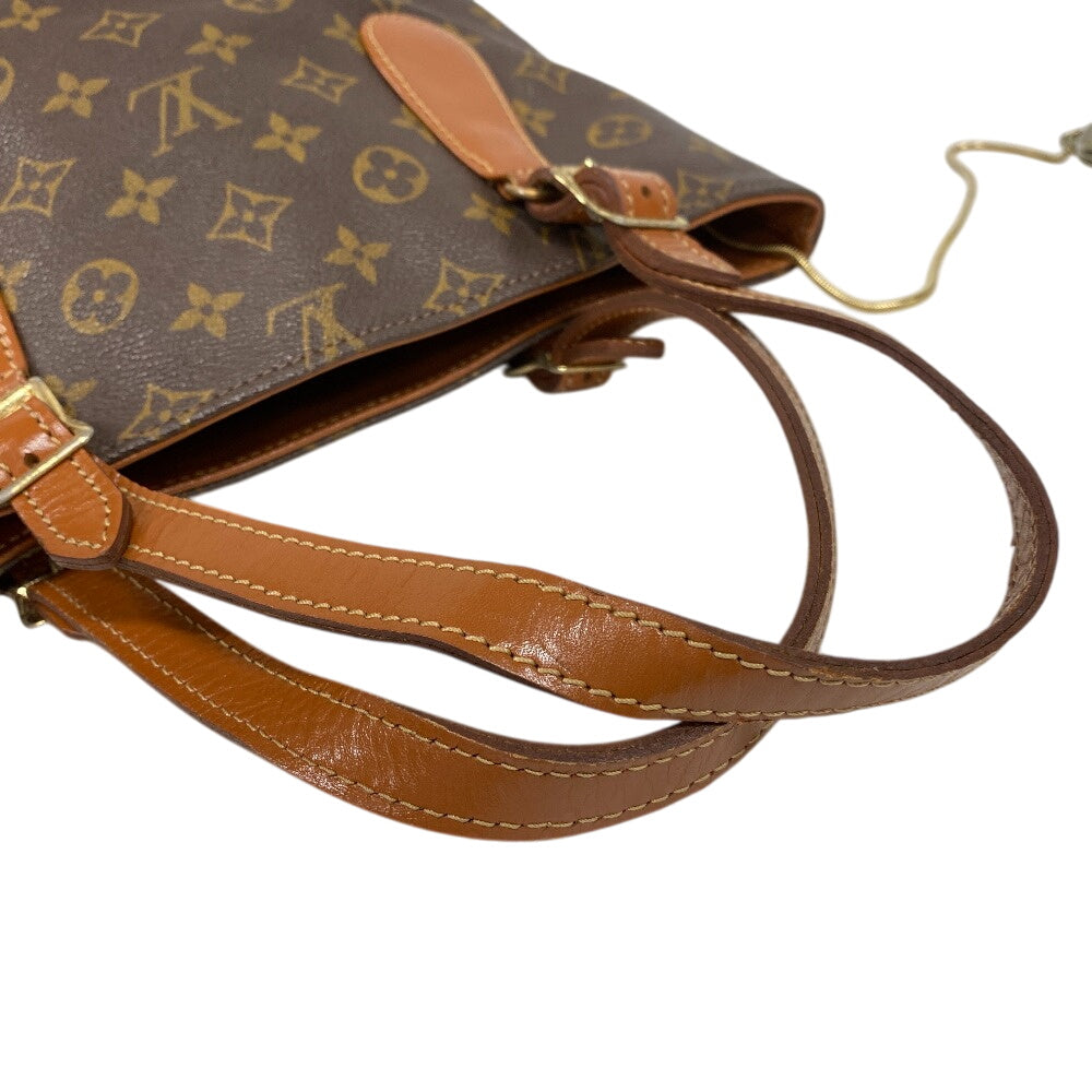 LOUIS VUITTON Tote Bag T42238 leather Brown Monogram BucketUSA