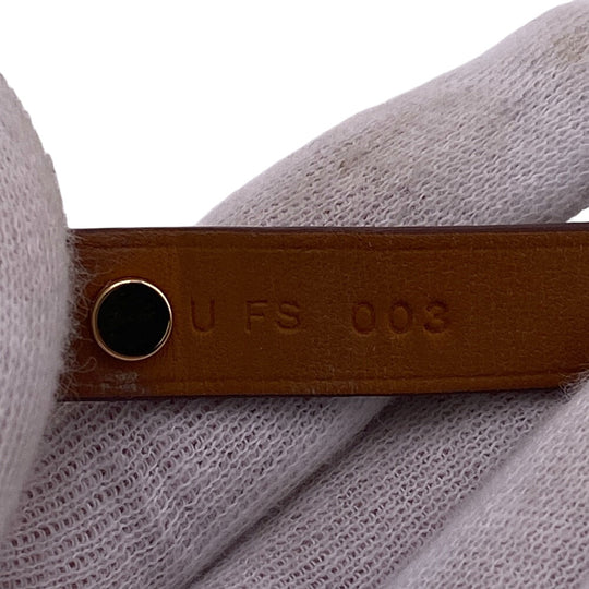 HERMES bracelet leather Brown Asdukour Women(Unisex) Used Authentic