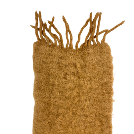 LOEWE scarf Mohair, Wool beige anagram Women Used Authentic