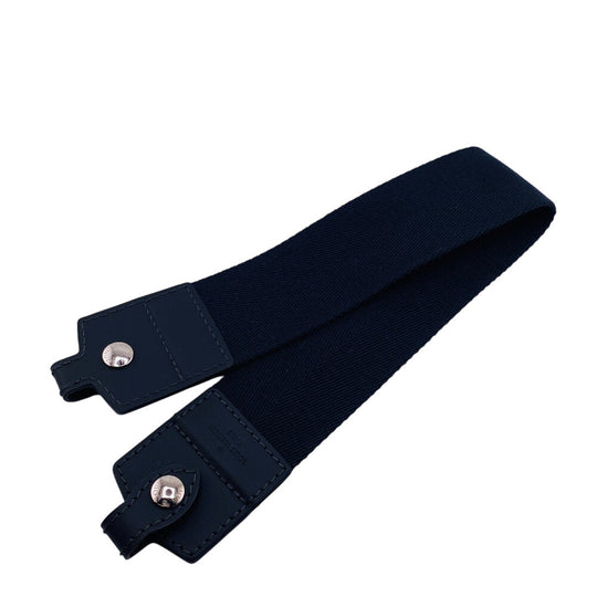LOUIS VUITTON Shoulder strap Canvas, Leather black Women(Unisex) Used Authentic