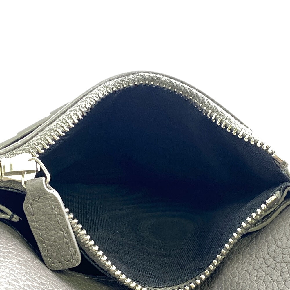 SAINT LAURENT PARIS Bifold Wallet 505011 leather gray Compact wallet Women Used Authentic