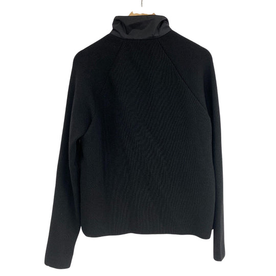 PRADA Down jacket Wool, Polyester black Knit switching mens 46 Used Authentic