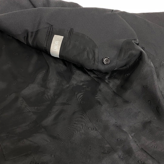 Christian Dior setup wool black mens 50R Used Authentic
