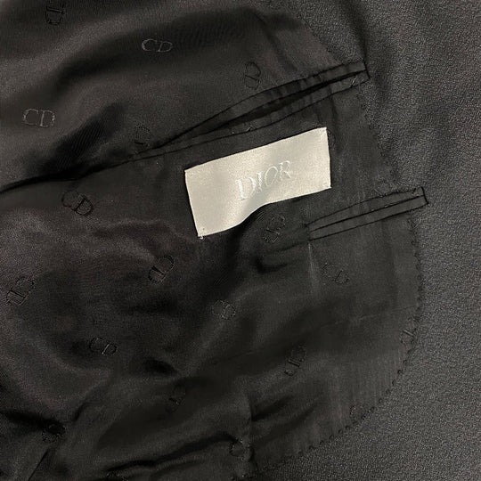 Christian Dior setup wool black mens 50R Used Authentic