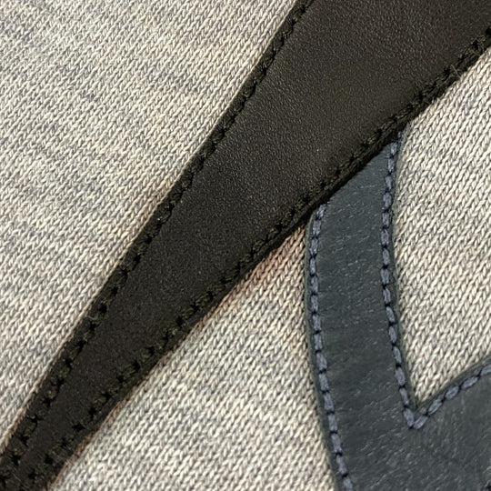HERMES Hoodie cotton gray Super H mens L Used Authentic