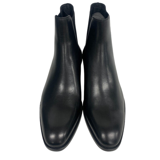 SAINT LAURENT PARIS boots 592438 leather black Side gore boots mens 45 Used Authentic