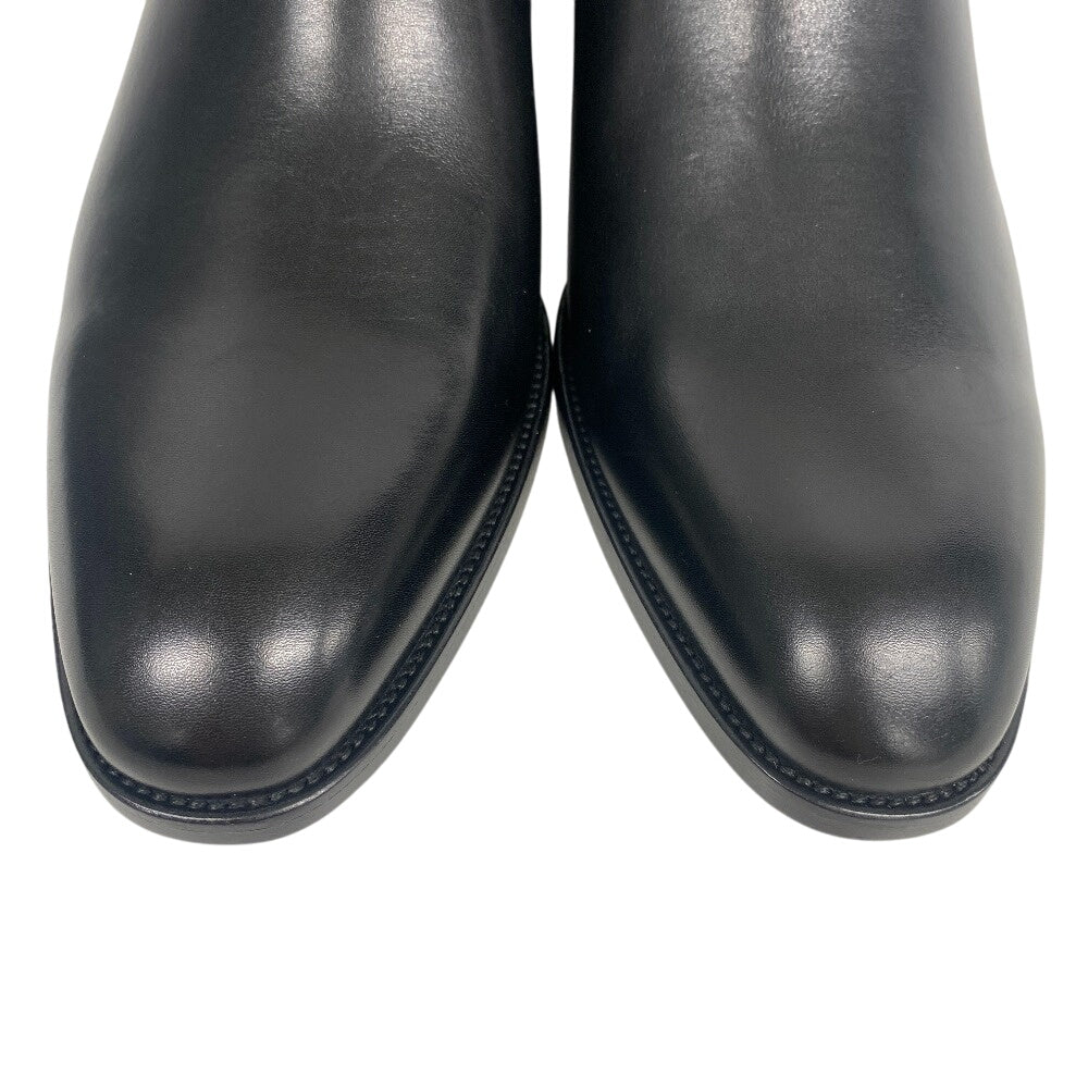 SAINT LAURENT PARIS boots 592438 leather black Side gore boots mens 45 Used Authentic