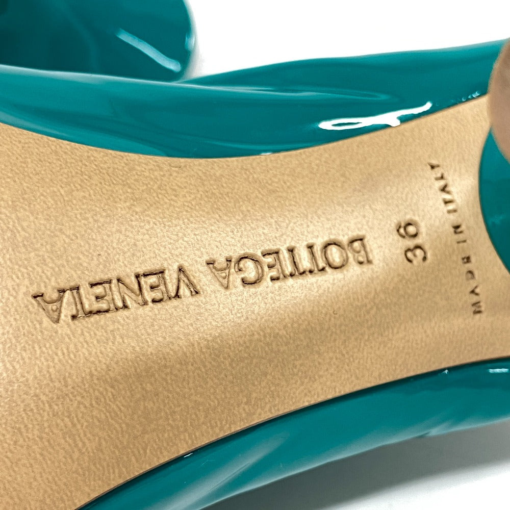 BOTTEGAVENETA pumps Patent leather green Mule Women 36 Used Authentic