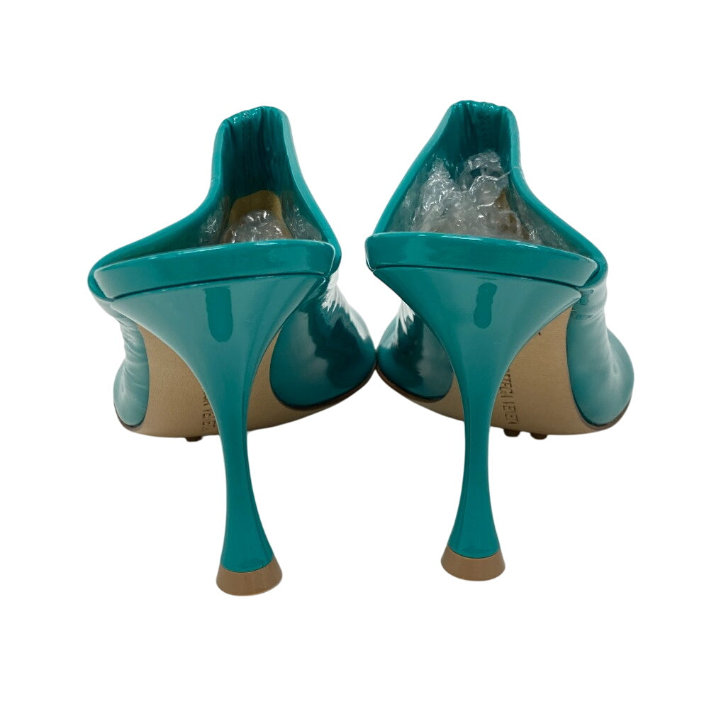 BOTTEGAVENETA pumps Patent leather green Mule Women 36 Used Authentic
