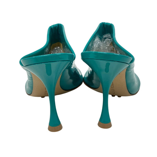 BOTTEGAVENETA pumps Patent leather green Mule Women 36 Used Authentic