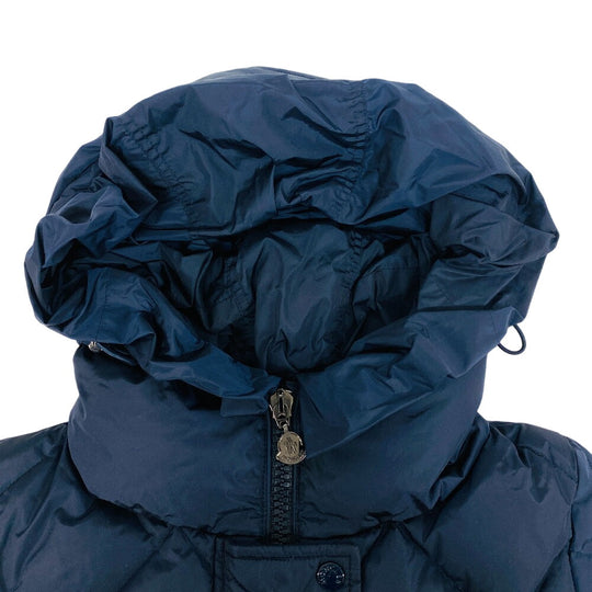 MONCLER Down jacket Wool, Nylon Navy 16 years 00 VAULOGETTE Women Used Authentic