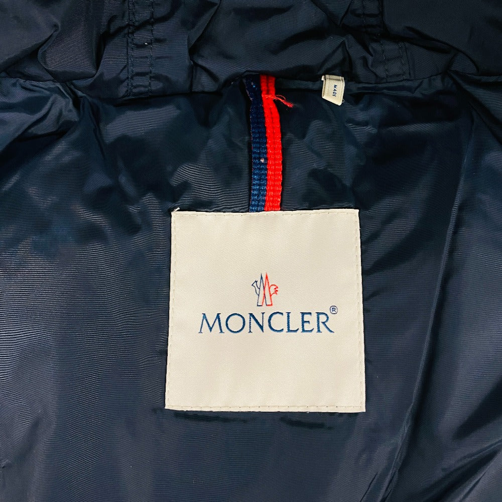 MONCLER Down jacket Wool, Nylon Navy 16 years 00 VAULOGETTE Women Used Authentic