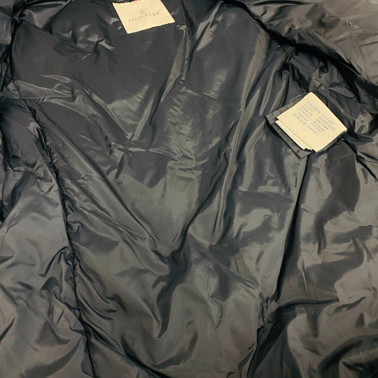 MONCLER Down jacket Wool, Nylon Navy 16 years 00 VAULOGETTE Women Used Authentic