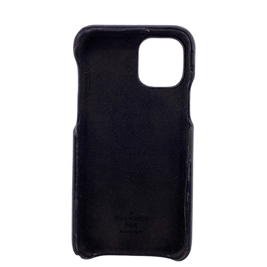 LOUIS VUITTON iPhone case M69094 Monogram canvas, leather black Monogram Bumper 11PRO Women(Unisex) Used Authentic