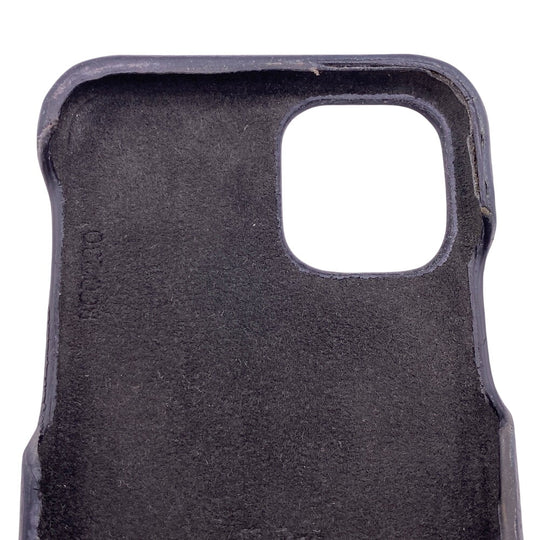 LOUIS VUITTON iPhone case M69094 Monogram canvas, leather black Monogram Bumper 11PRO Women(Unisex) Used Authentic