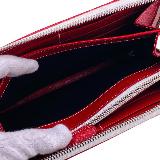 BALENCIAGA Long Wallet Purse 443655 leather multicolor Zip Around Women(Unisex) Used Authentic