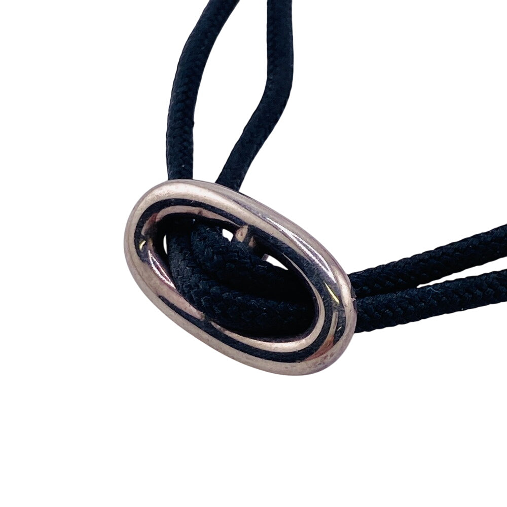 HERMES choker fabric black Chene Dunkle Women(Unisex) Used Authentic