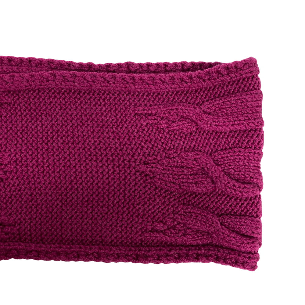 LOUIS VUITTON Scarf 400352 wool purple Echarpe Constance Women Used Authentic