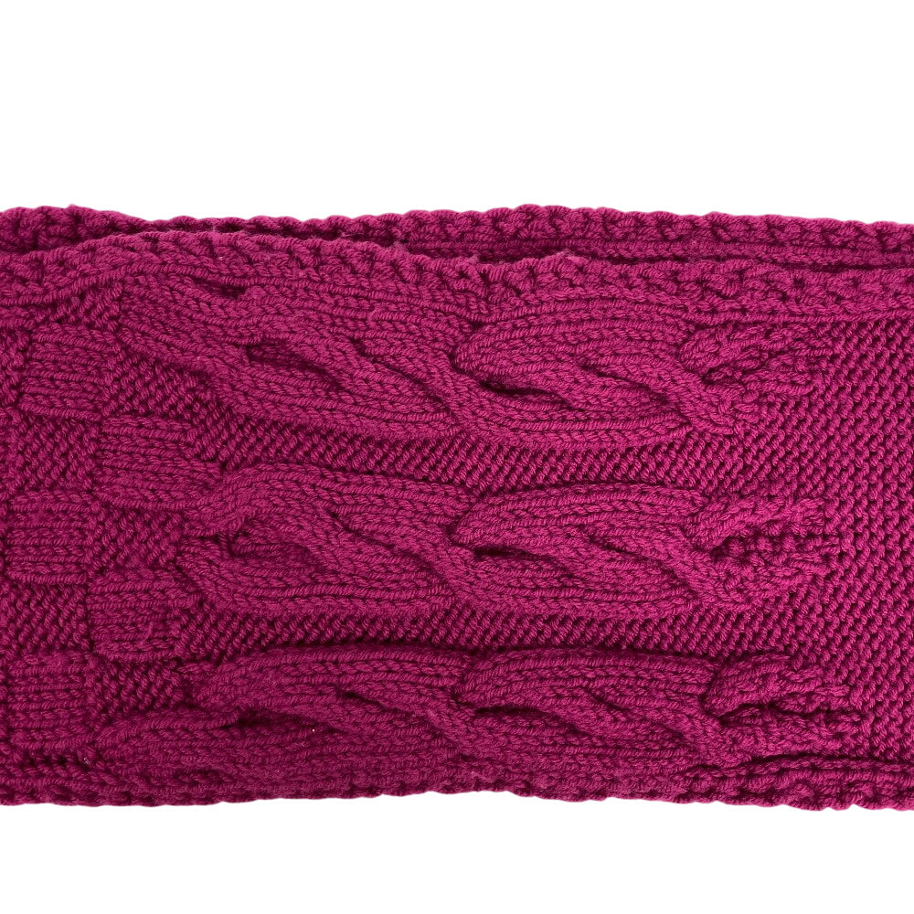 LOUIS VUITTON Scarf 400352 wool purple Echarpe Constance Women Used Authentic