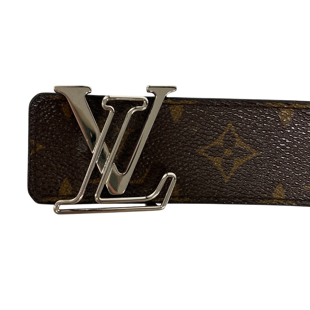 LOUIS VUITTON belt M0167 leather Brown Saintur Monogram LV Line LV Line mens(Unisex) 90/36 Used Authentic