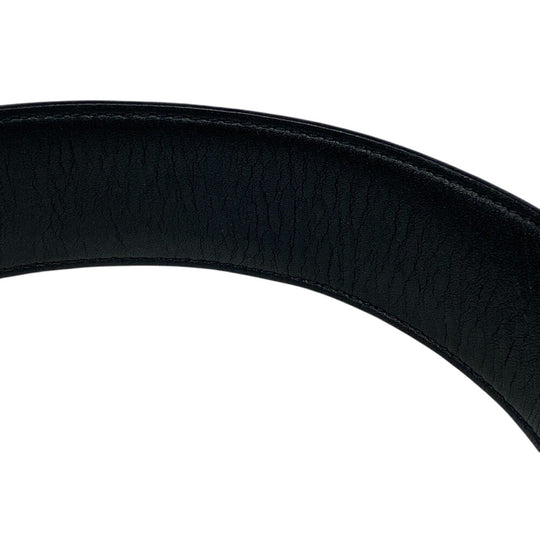 LOUIS VUITTON belt M0167 leather Brown Saintur Monogram LV Line LV Line mens(Unisex) 90/36 Used Authentic