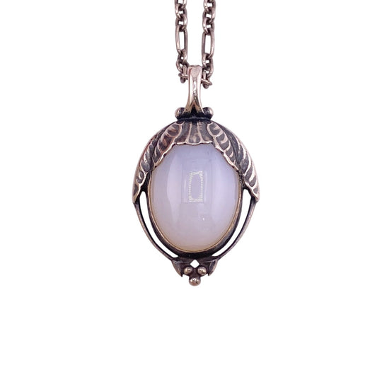 Georg Jensen Necklace Silver925 Silver Stone